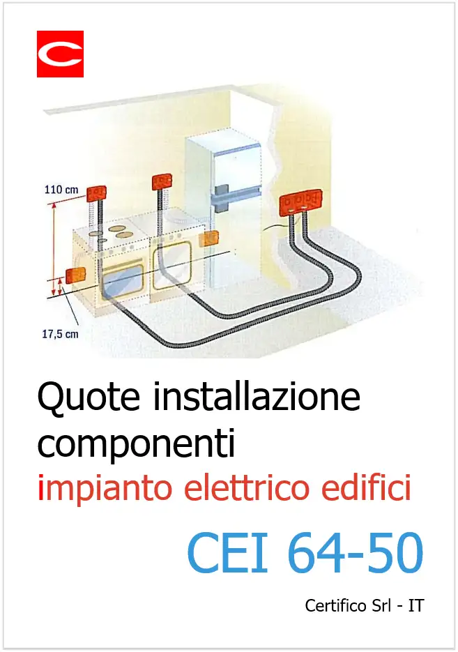 Quote di installazione componenti impianto elettrico edifici residenziali/terziario